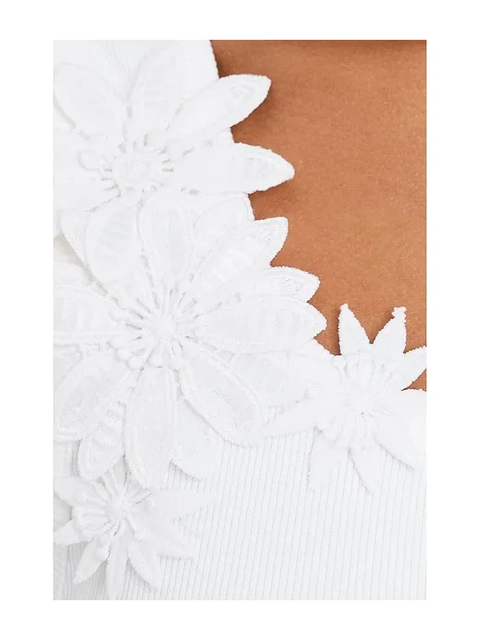 Топ Aricia Knit Lilly Pulitzer — изображение 5 из 5, белый