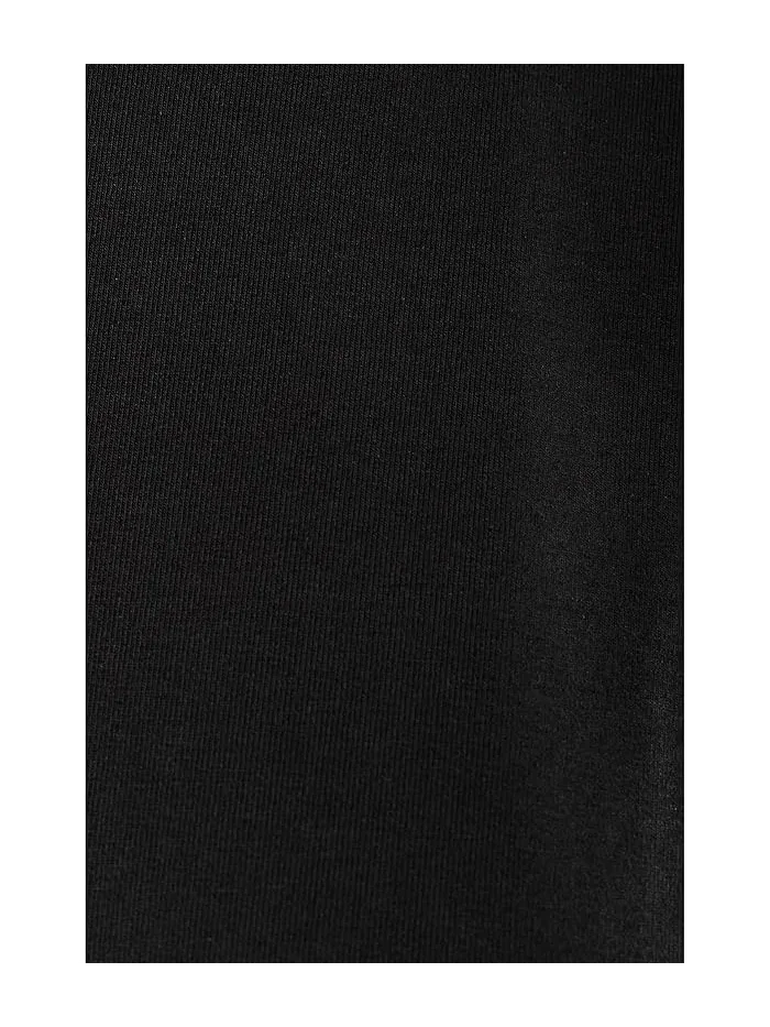 Топ Pima Cotton Stretch Jersey Round Neck Slim Eileen Fisher — изображение 5 из 5, черный