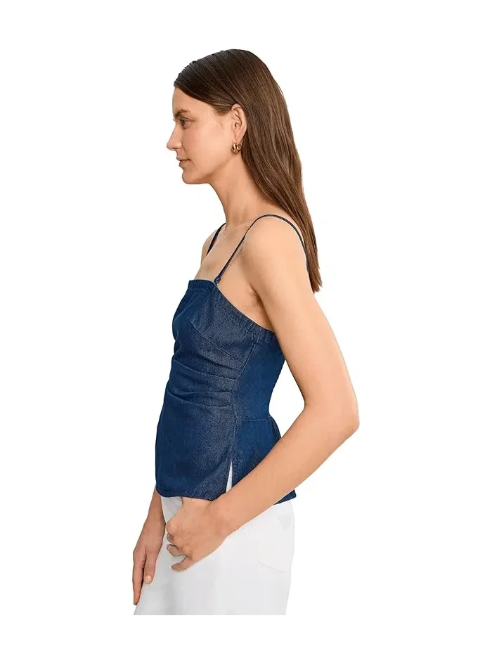 Топ Sharona Update Madewell — изображение 3 из 5, синий
