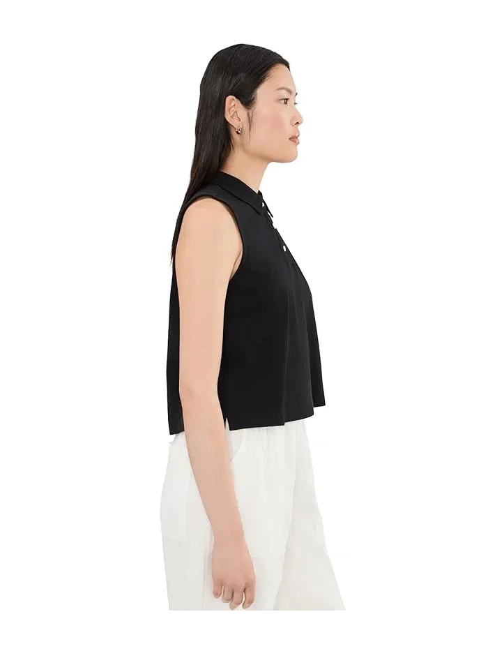 Топ без рукавов органический хлопок Organic Sleeveless Top Lilla P — изображение 3 из 5, белый