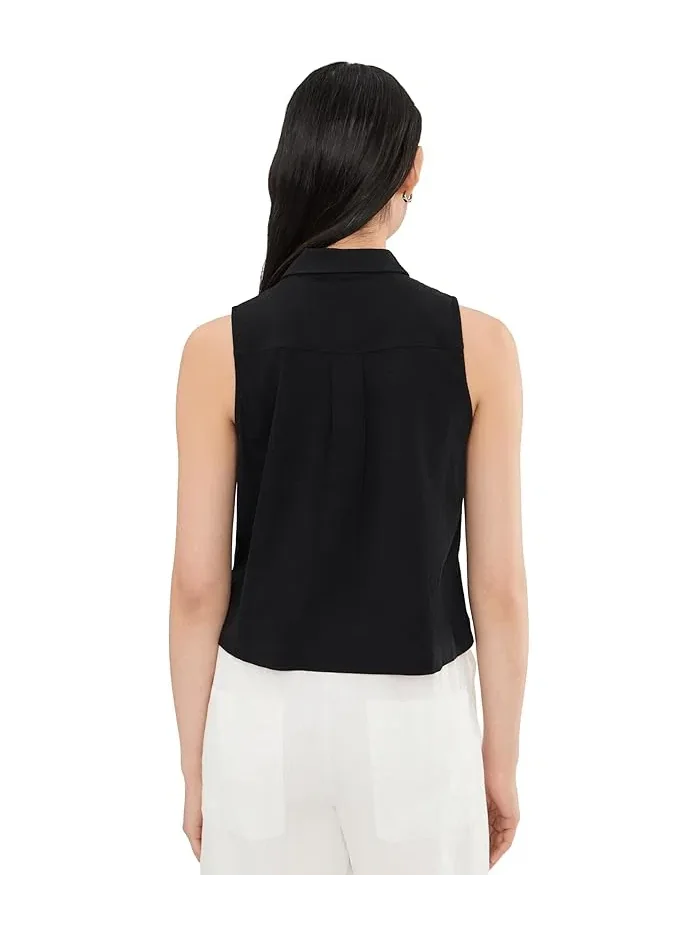 Топ без рукавов органический хлопок Organic Sleeveless Top Lilla P — изображение 4 из 5, белый