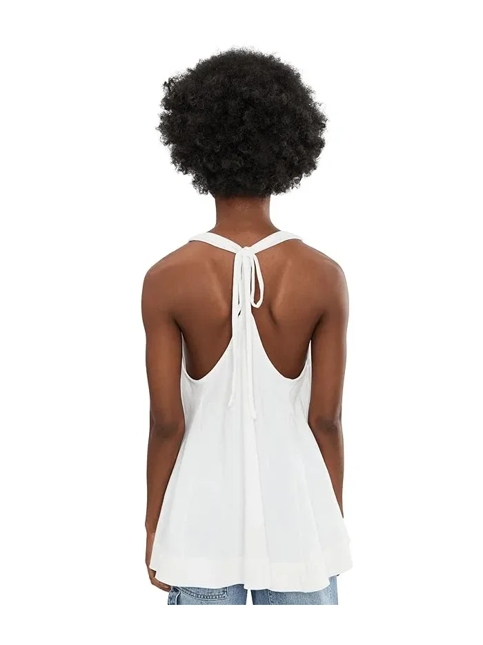 Туника с V-вырезом Valerie Free People — изображение 4 из 5, слоновая кость
