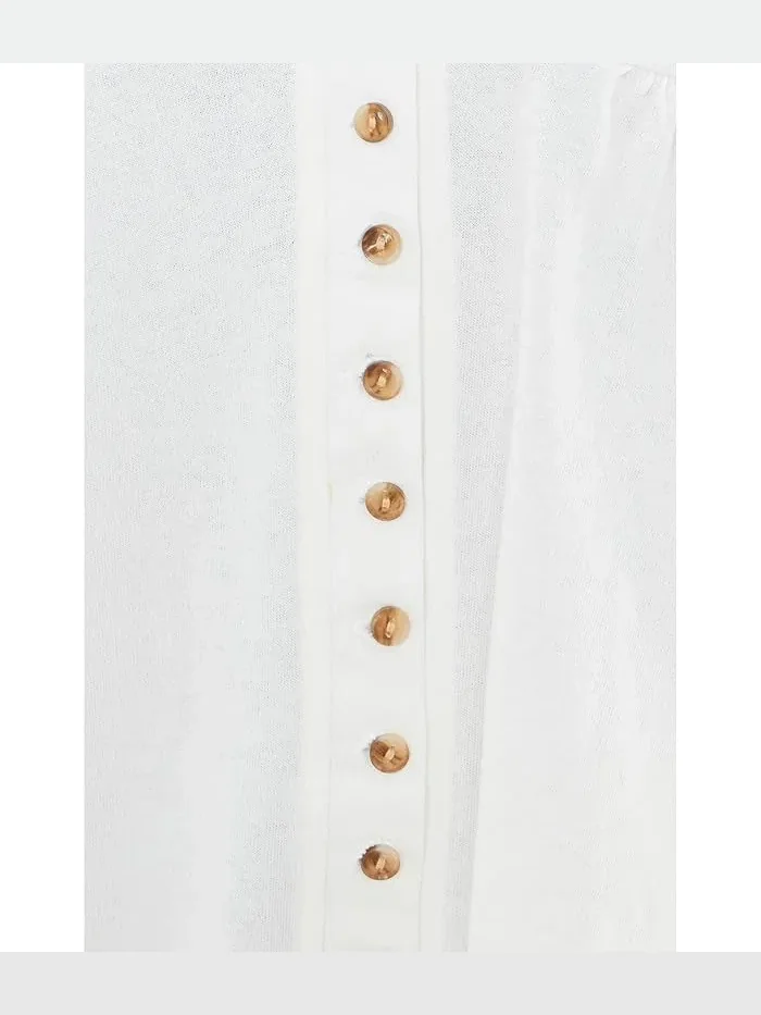 Туника с V-вырезом Valerie Free People — изображение 5 из 5, слоновая кость