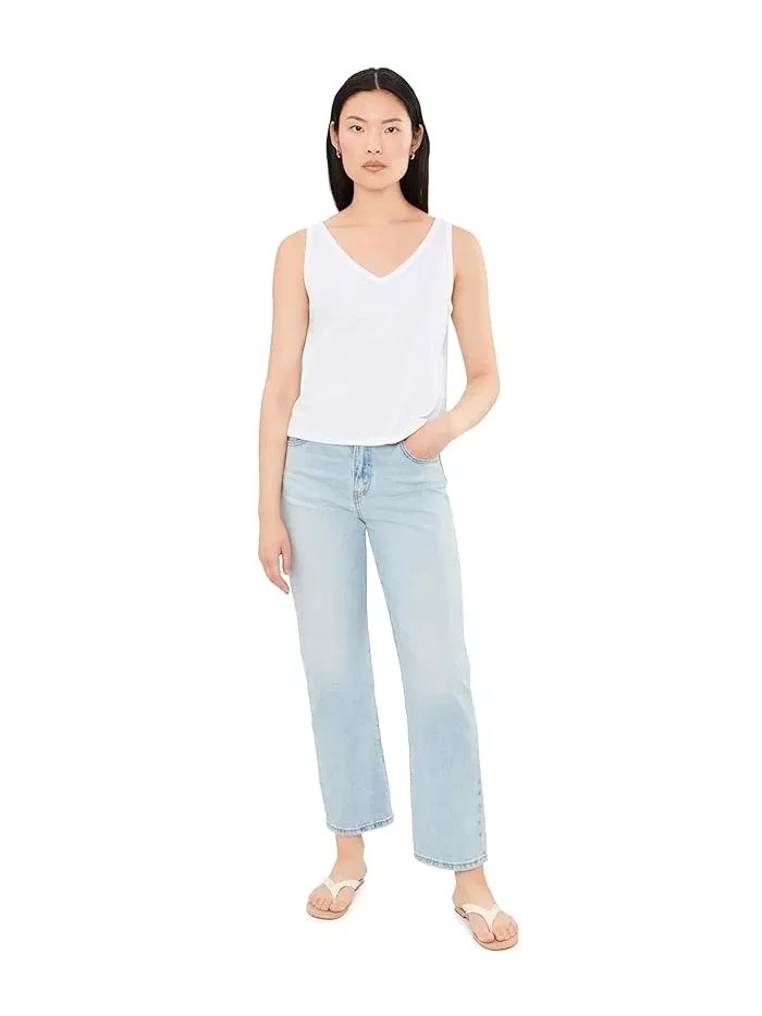 Топ Lilla P Organic V-Neck Tank — изображение 2 из 5, белый