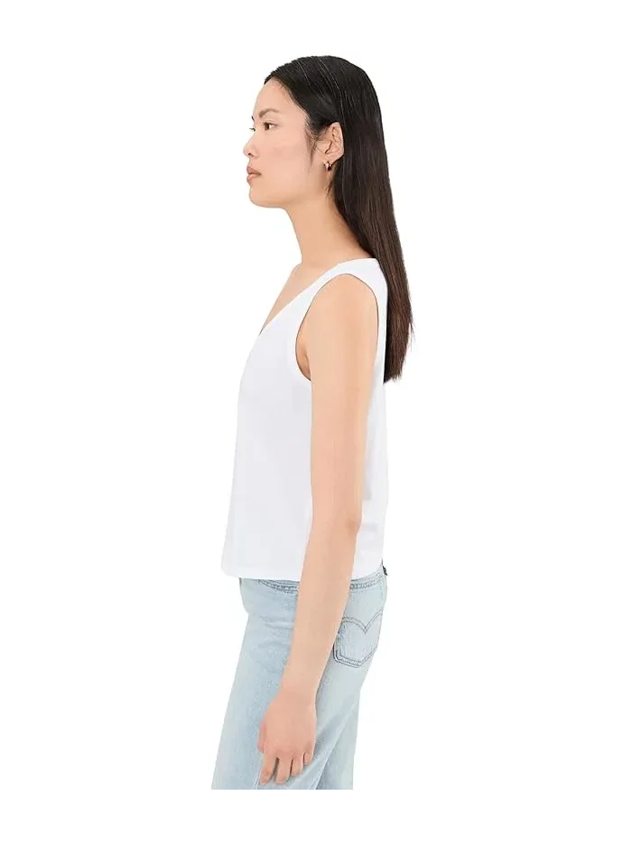 Топ Lilla P Organic V-Neck Tank — изображение 3 из 5, белый