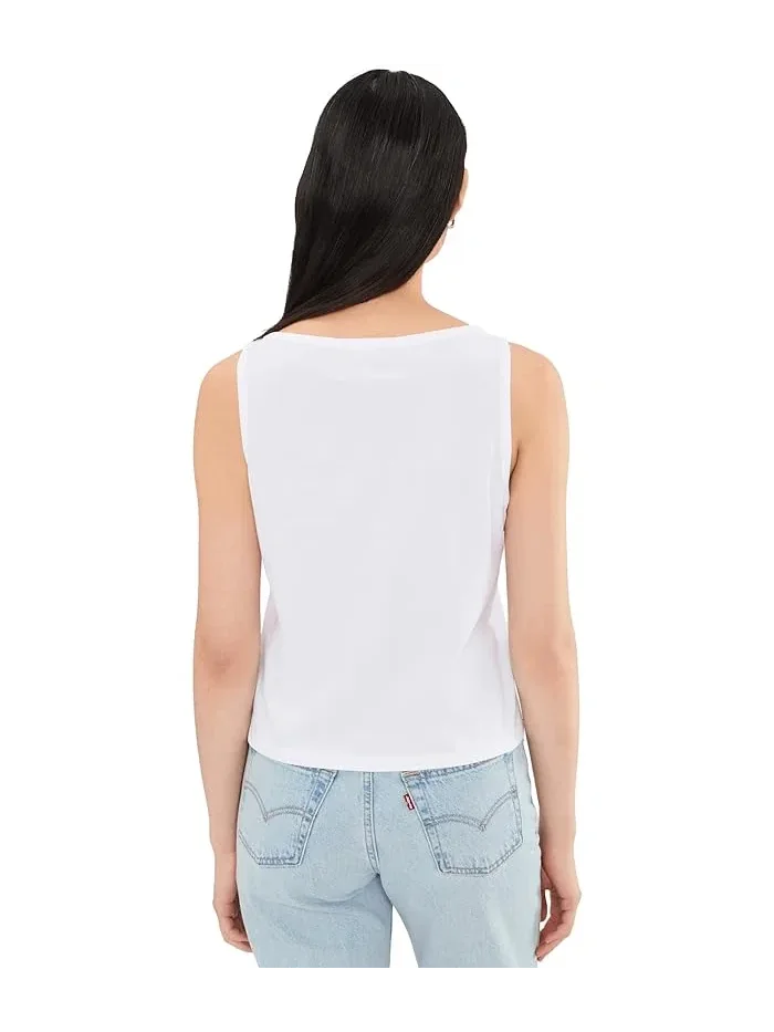 Топ Lilla P Organic V-Neck Tank — изображение 4 из 5, белый