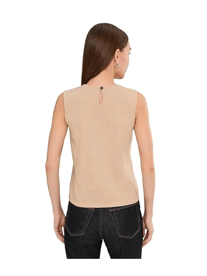 Топ с аппликацией из органзы Organza Applique Tank NIC+ZOE — изображение 4 из 5, мульти