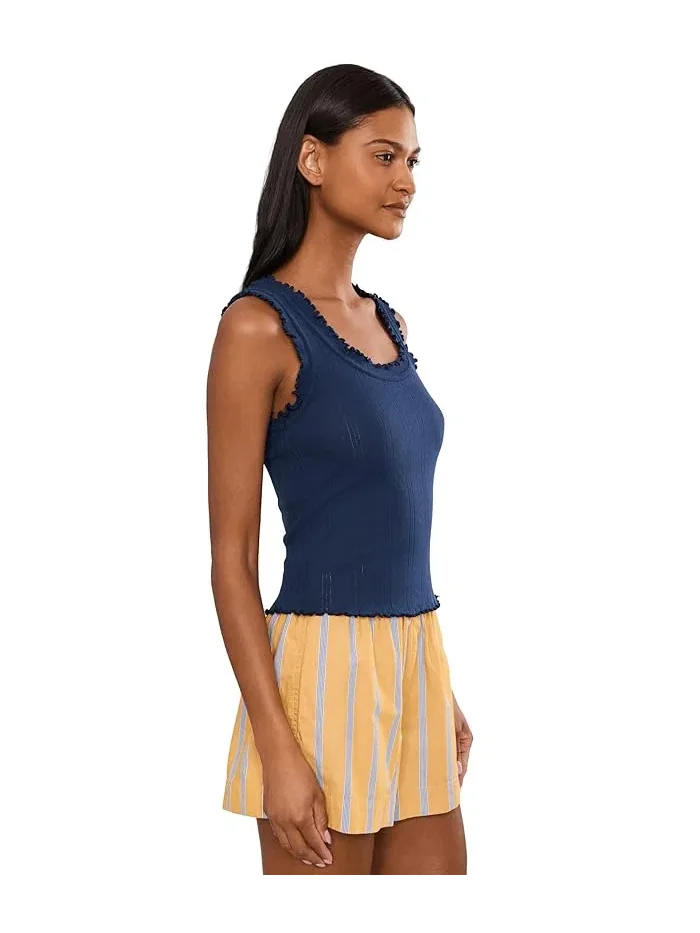 Топ NIC+ZOE Pointelle Rib Ella Tank — изображение 3 из 5, чернильный