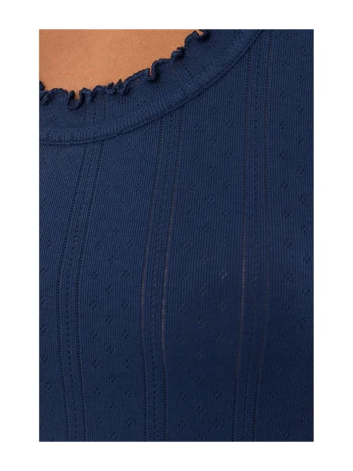 Топ NIC+ZOE Pointelle Rib Ella Tank — изображение 5 из 5, чернильный