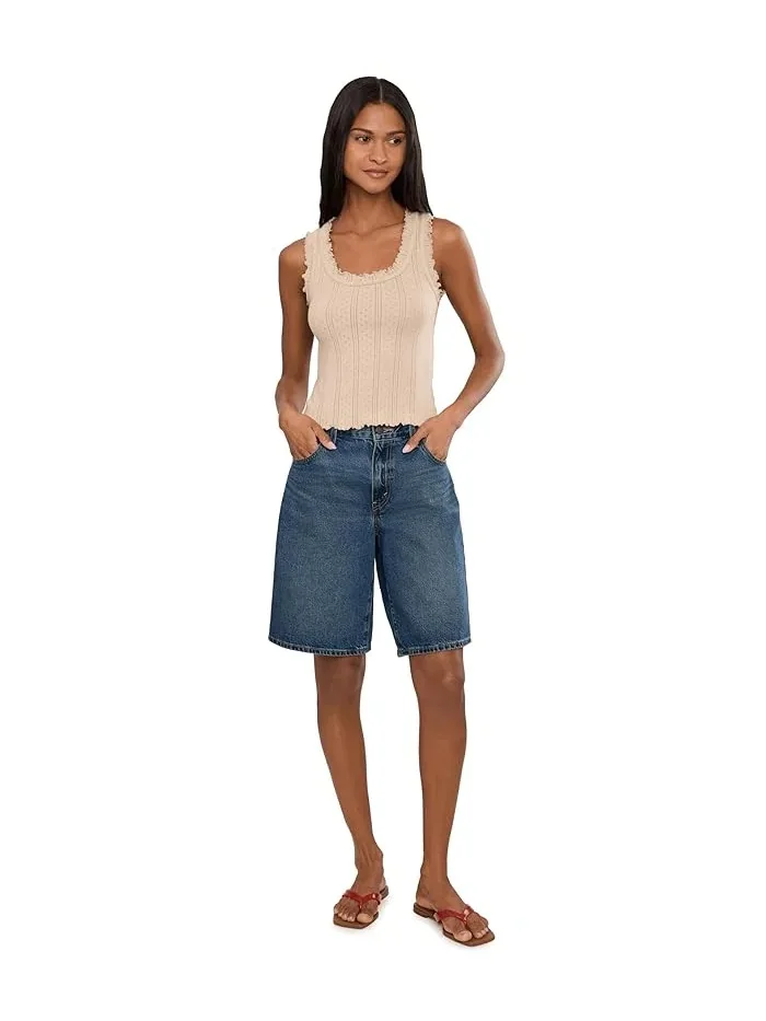 Топ Pointelle Rib Ella Tank NIC+ZOE — изображение 2 из 5, белый