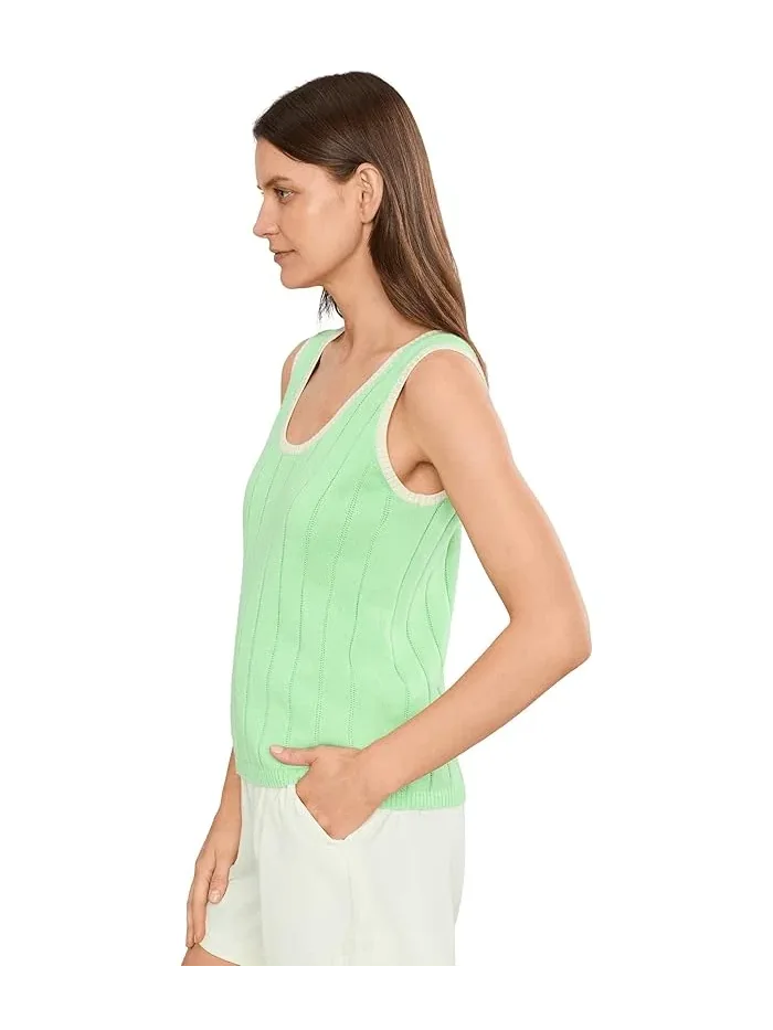 Топ Varley Ayaka Wide Rib Tank — изображение 3 из 5, зеленый