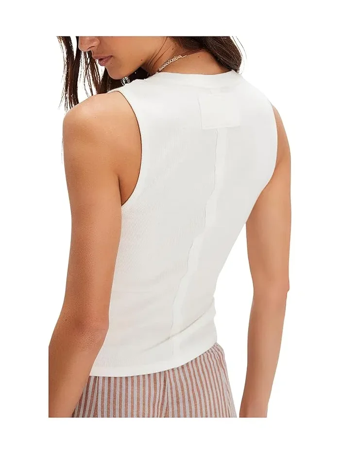 Топ Henley Jamie Free People — изображение 3 из 4, слоновая кость