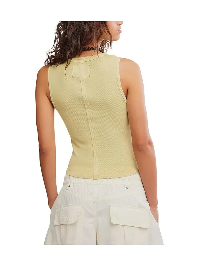 Топ Henley Jamie Free People — изображение 4 из 5, желтый
