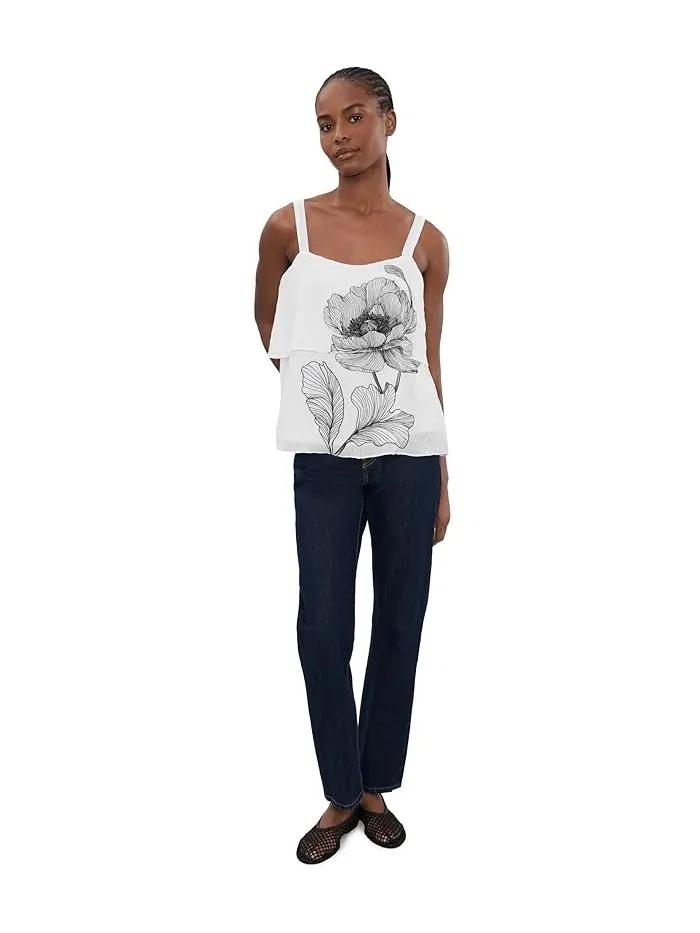 Топ Layered Tank Vince Camuto — изображение 2 из 5, белый