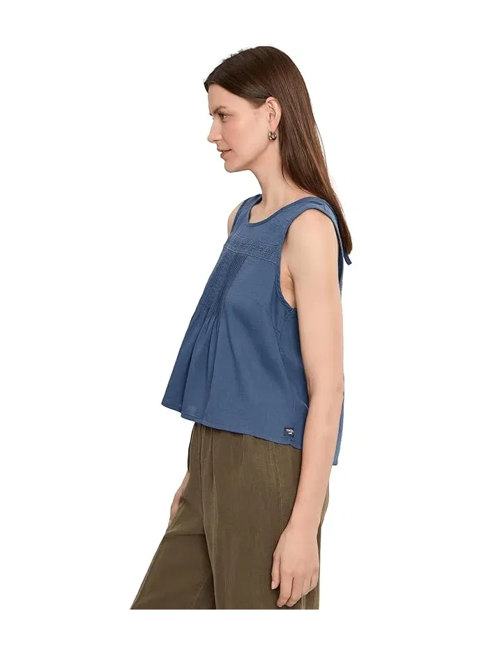 Топ Toad&Co Manzana Pin Tuck Tank, Canal — изображение 3 из 5, канальный
