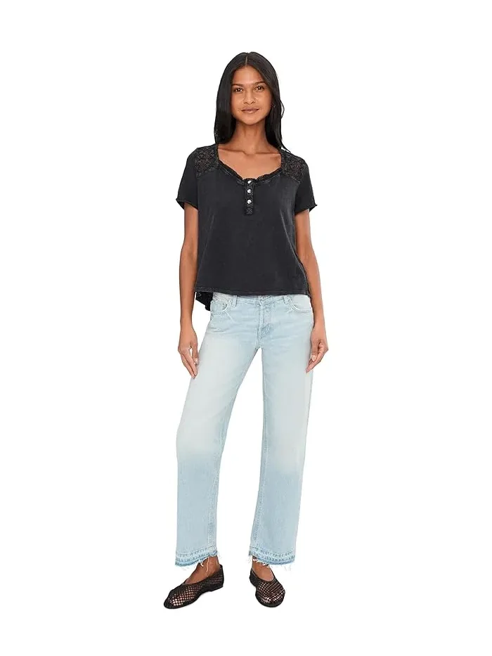 Хенли Free People Heirloom Henley — изображение 2 из 5, черный