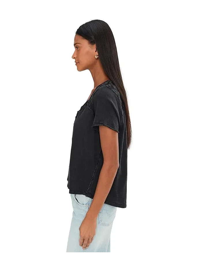 Хенли Free People Heirloom Henley — изображение 3 из 5, черный