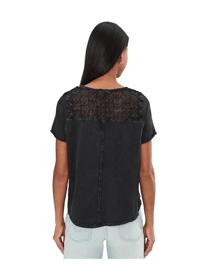 Хенли Free People Heirloom Henley — изображение 4 из 5, черный