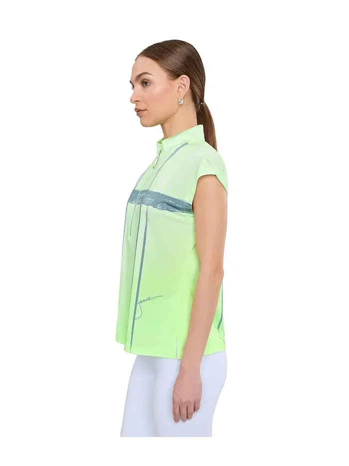 Топ с капюшоном Elegant Cap Sleeve Jamie Sadock — изображение 3 из 5, желтый