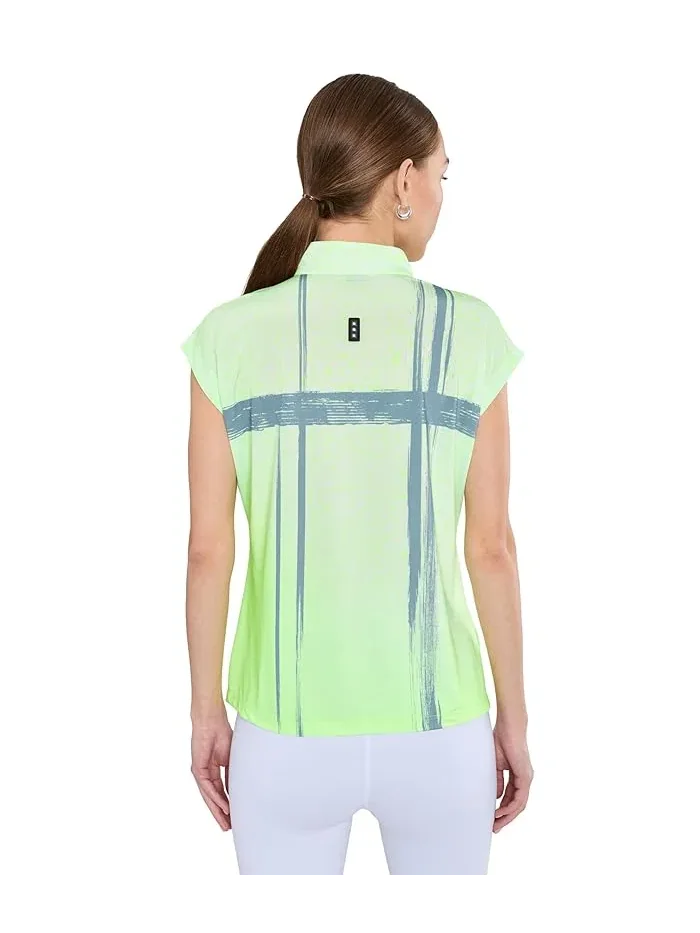 Топ с капюшоном Elegant Cap Sleeve Jamie Sadock — изображение 4 из 5, желтый