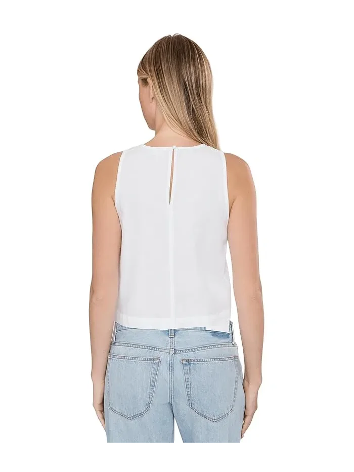 Топ Cotton Linen Stevie Tank NIC+ZOE — изображение 4 из 5, белый