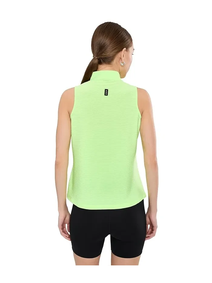Топ без рукавов приталенный Ottoman Solid Sleeveless Jamie Sadock — изображение 4 из 5, синий