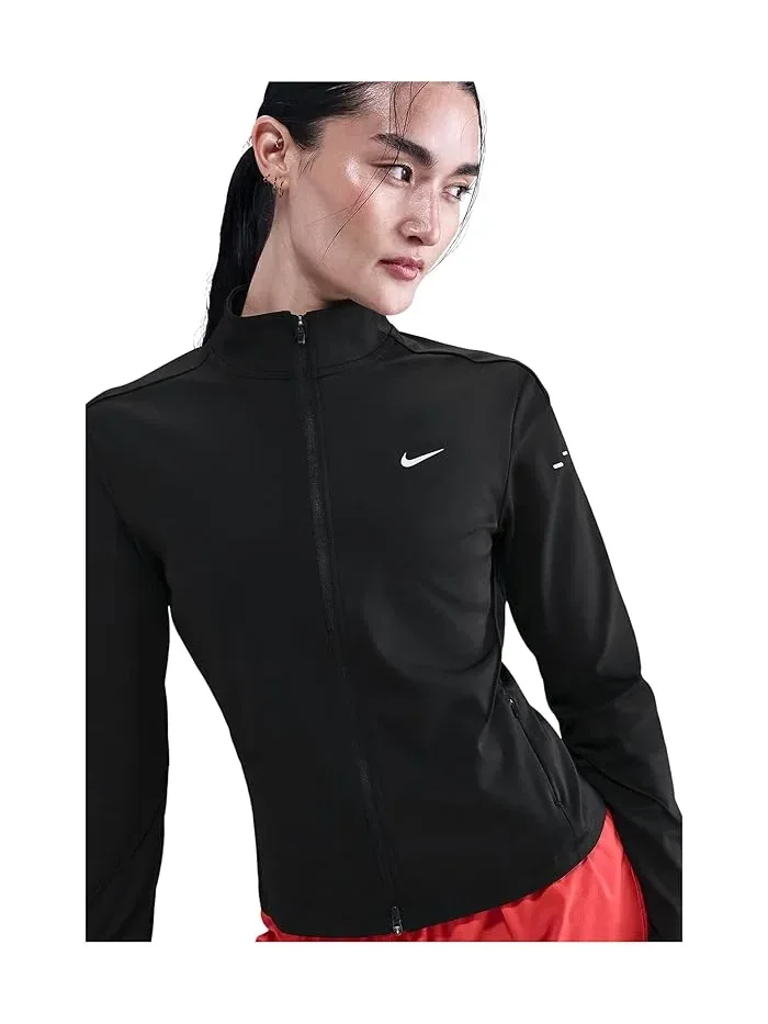 Беговая куртка Nike Swift Dri-FIT Full-zip Mid-layer Running Top — изображение 3 из 3, черный/серебристый