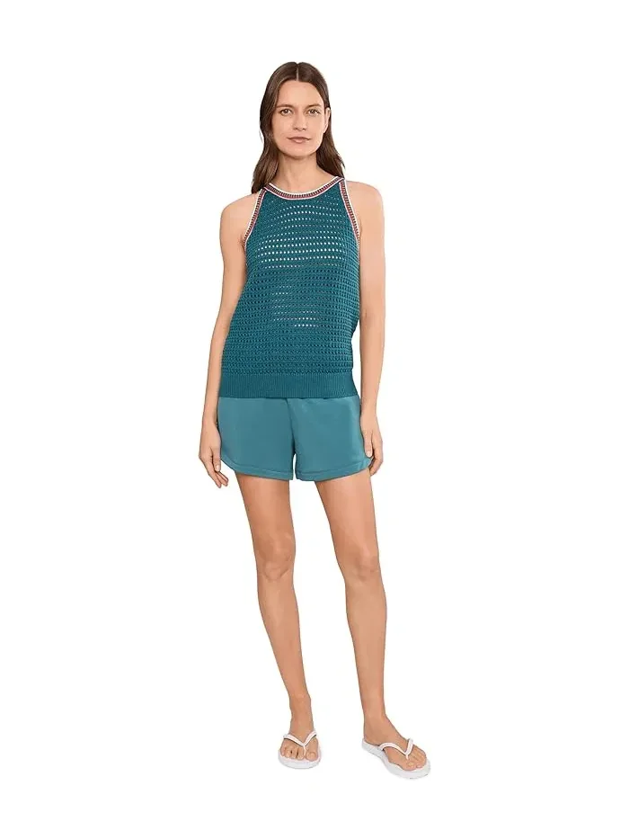 Топ Varley Aberg Halter Knit — изображение 2 из 5, синий