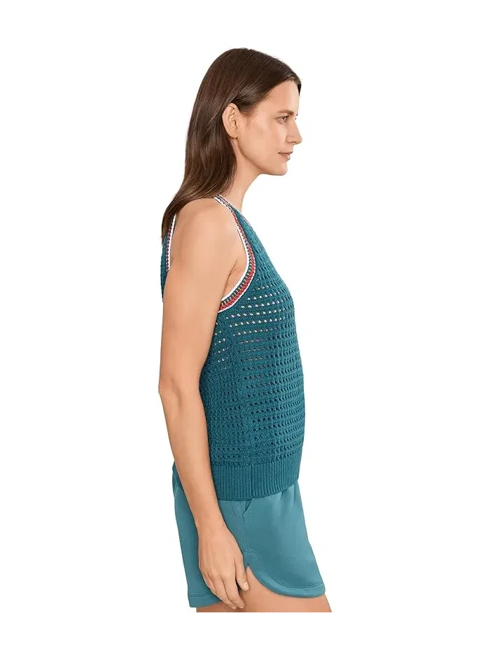 Топ Varley Aberg Halter Knit — изображение 3 из 5, синий