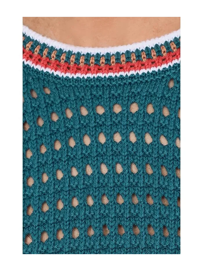 Топ Varley Aberg Halter Knit — изображение 5 из 5, синий