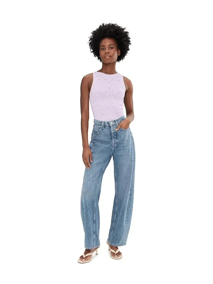 Топ Flirty Flutters Free People — изображение 2 из 5, сиреневый