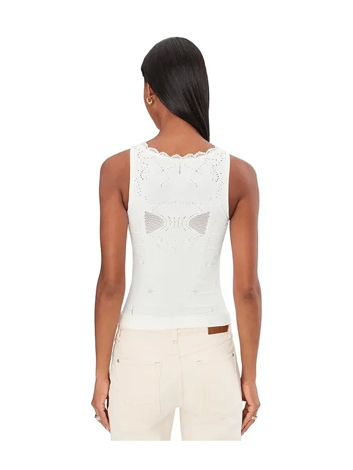 Топ Flirty Flutters Free People — изображение 4 из 5, слоновая кость