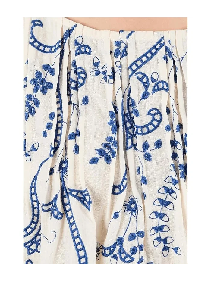 Топ sleeveless boat neck woven Liverpool Los Angeles — изображение 5 из 5, бежевый