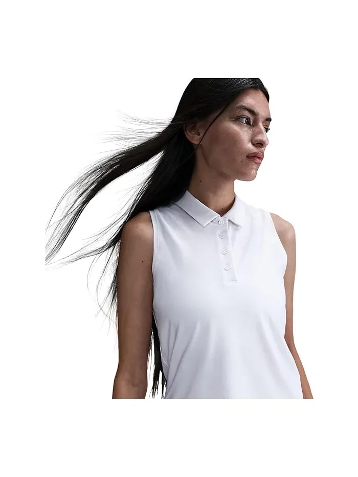 Пиклбол ракетка Nike Victory Dri-FIT Sleeveless Polo — изображение 3 из 4, белый/черный