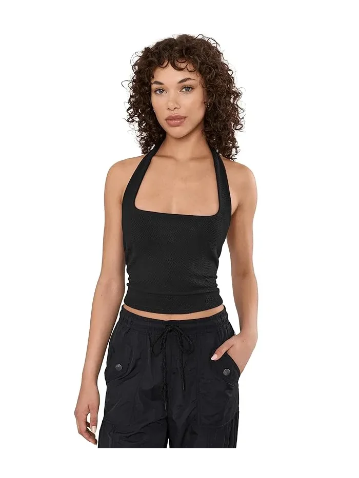 Топ Round Two Pique Low Back Free People