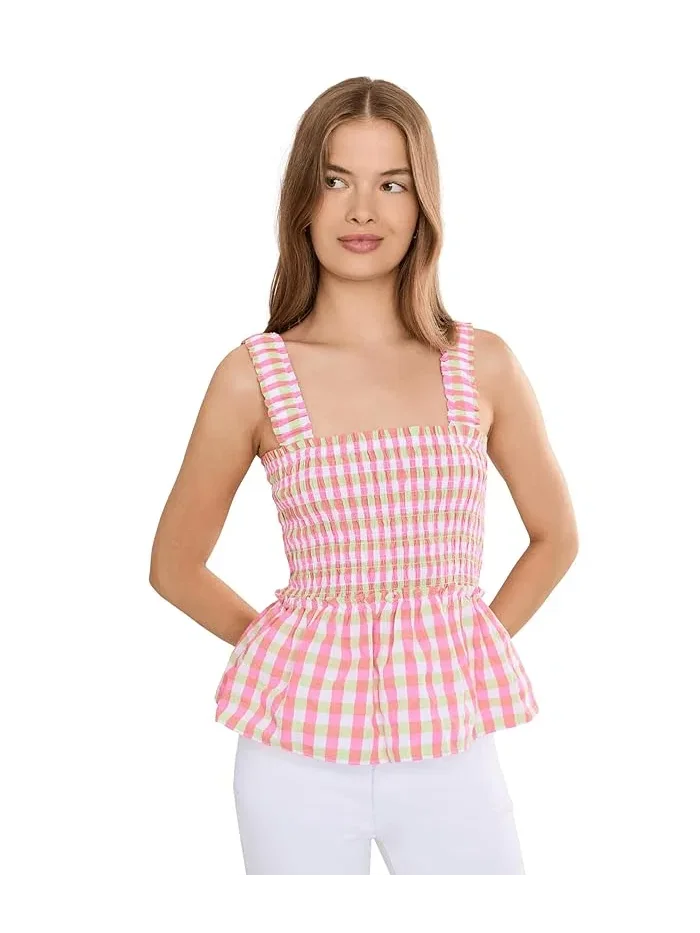 Топ с декоративной сборкой Hadly Lilly Pulitzer
