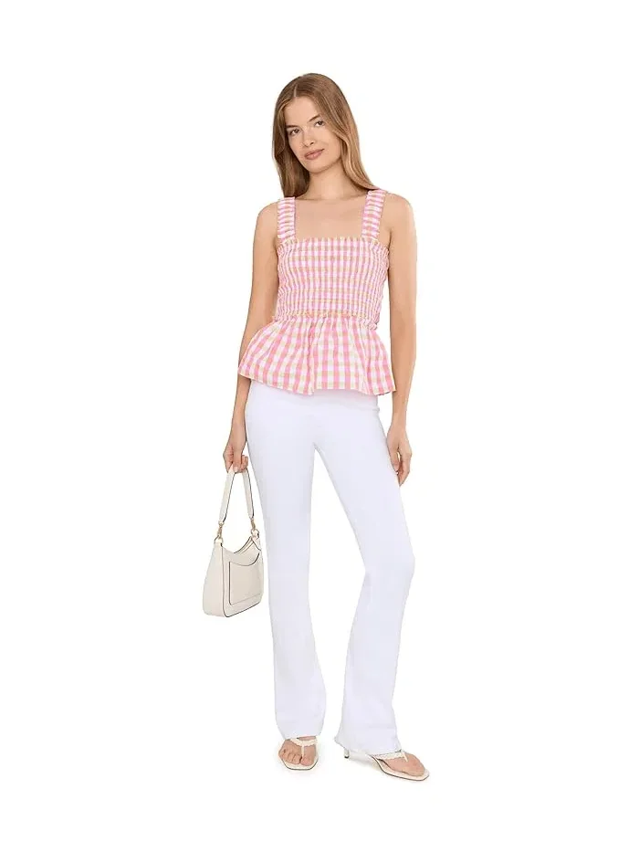 Топ с декоративной сборкой Hadly Lilly Pulitzer — изображение 2 из 5, розовый