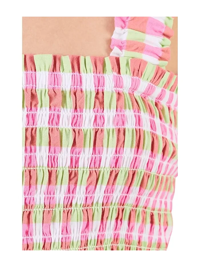 Топ с декоративной сборкой Hadly Lilly Pulitzer — изображение 5 из 5, розовый