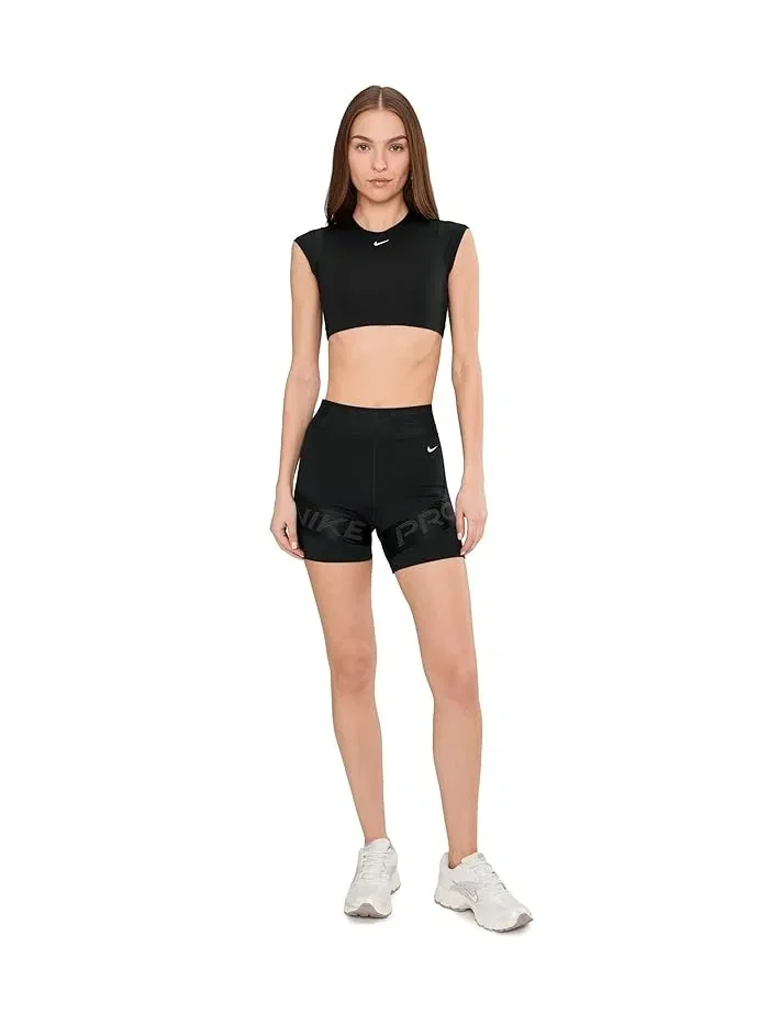 Топ Nike Swim Solid Cropped Top Nike — изображение 2 из 5, черный