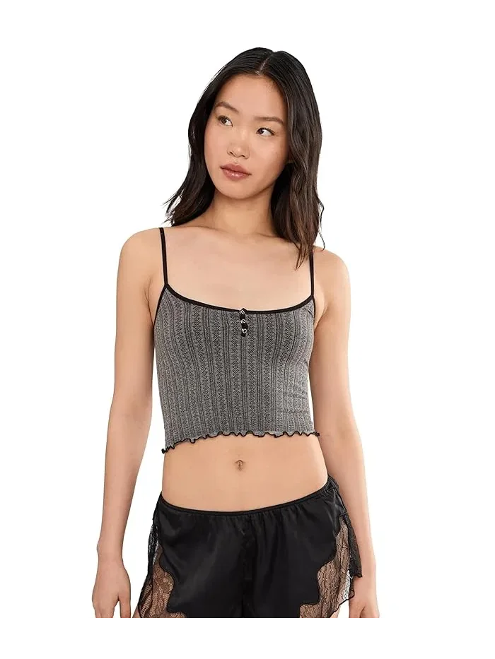 Топ Free People Snap Into It Henley Crop