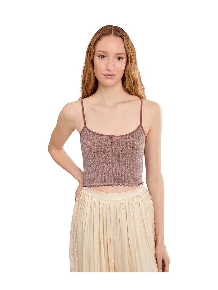 Топ Free People Snap Into It Henley Crop