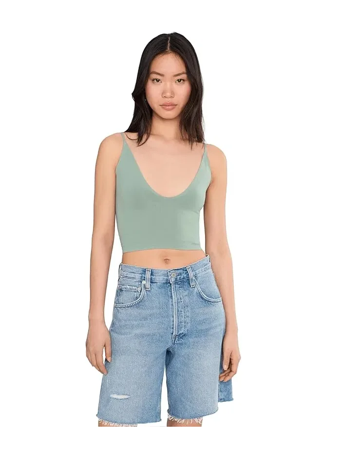 Топ с глубоким вырезом Round Two Skinny Strap Free People