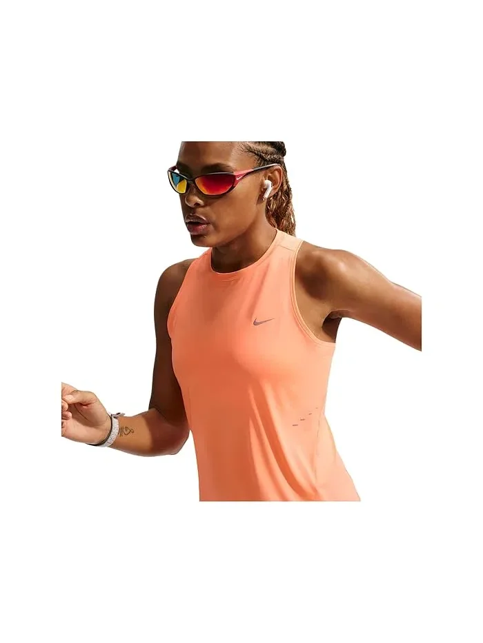 Топ для бега Swift Dri-FIT Nike — изображение 3 из 5, оранжевый/серебристый