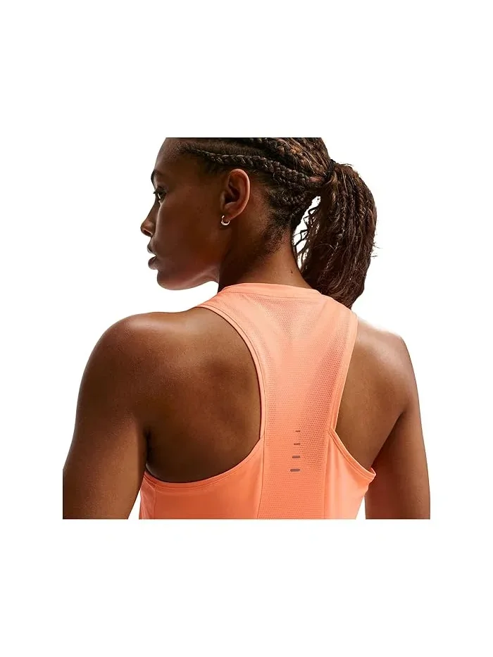 Топ для бега Swift Dri-FIT Nike — изображение 5 из 5, оранжевый/серебристый