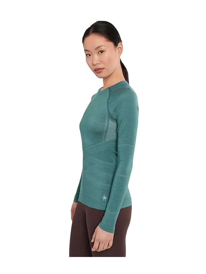 Базовый слой Intraknit All-Season Merino Base Layer Crew Smartwool — изображение 3 из 5, голубой