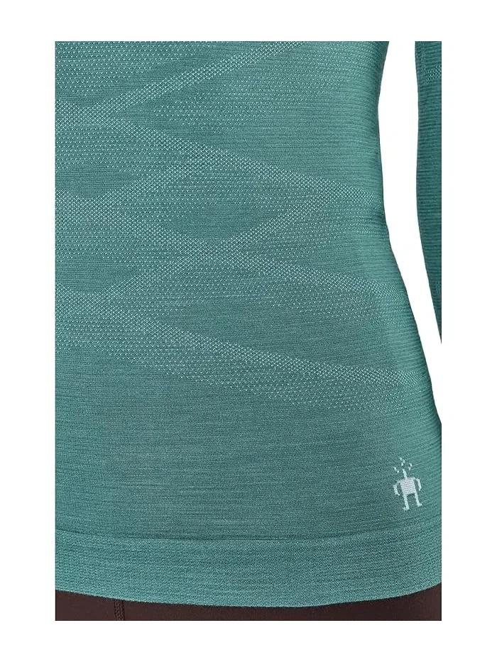 Базовый слой Intraknit All-Season Merino Base Layer Crew Smartwool — изображение 5 из 5, голубой