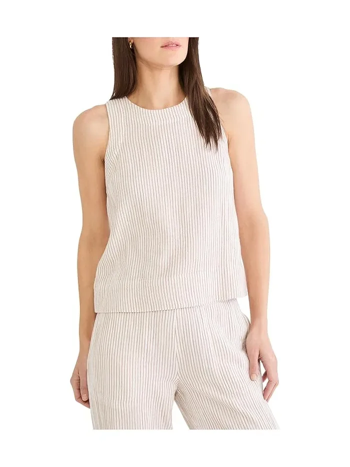 Топ Pinstripe Gauze Pop On Tank NIC+ZOE