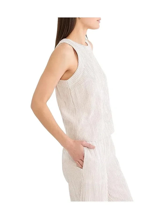 Топ Pinstripe Gauze Pop On Tank NIC+ZOE — изображение 3 из 4, мульти
