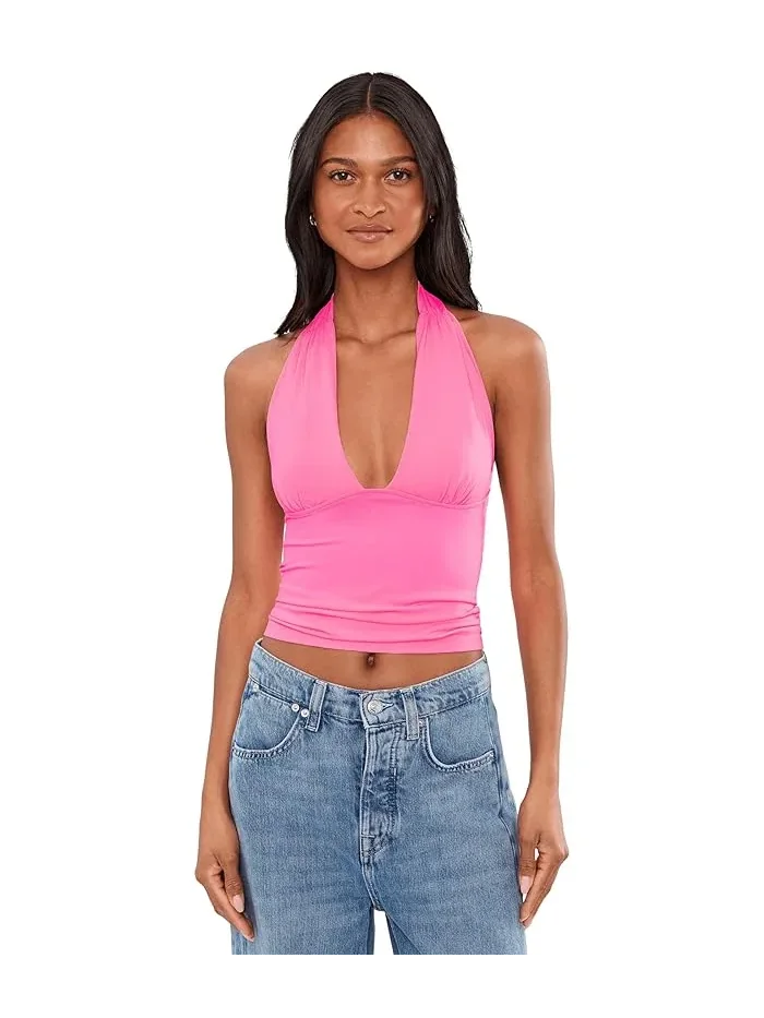 Топ Round Two Halter Free People, Festival Flower
