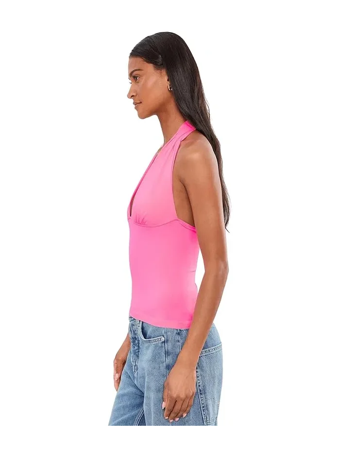 Топ Round Two Halter Free People, Festival Flower — изображение 3 из 5, цветок фестиваля